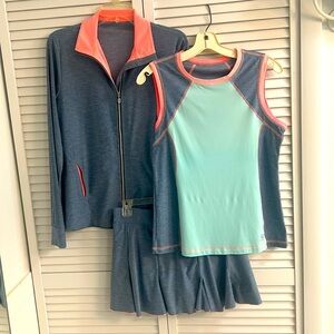 3 piece Tennis outfit by Sofibella , sz Medium